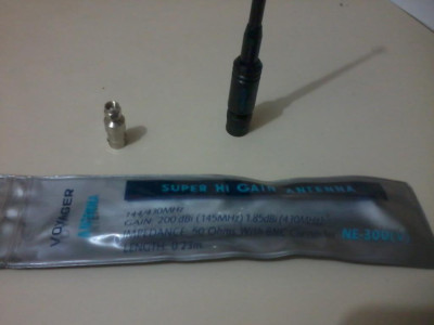 VOYAGER NE-300 (V) ANTENA PARA HT DUAL 144/430 MHz SUPER HI GAIN