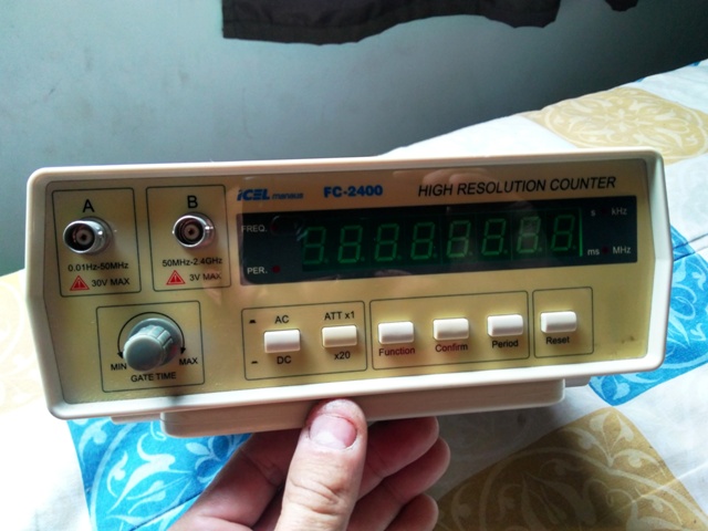 FREQUENCIMETRO DE BANCADO ICEL IC 2400 — Foto 1
