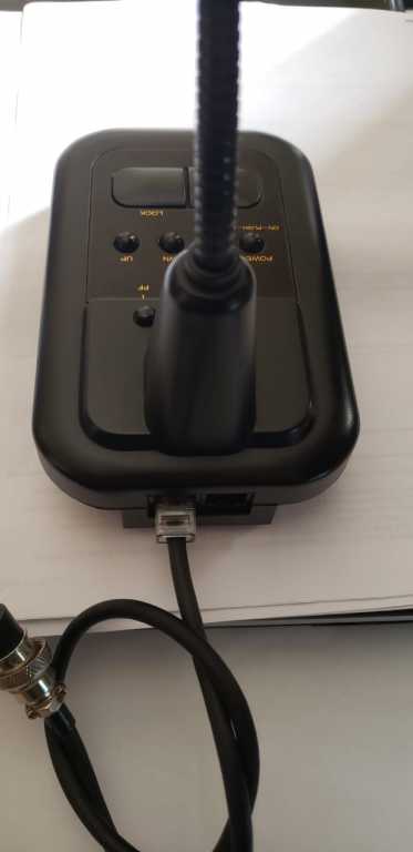 MICROFONE PEDESTAL AMPLIFICADO PARA YAESU/ICOM/KENWOOD/PX — Foto 3
